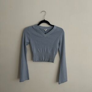 Garage Blue Crop Top
